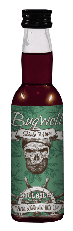HILLBILLY Bugwelle Schoko-Minze Double-Shot • 18%vol. • 40ml