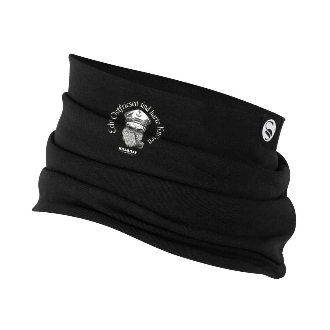 Neckwarmer-Multifunktionstuch Unisex - Echte Ostfriesen sind harte Knochen