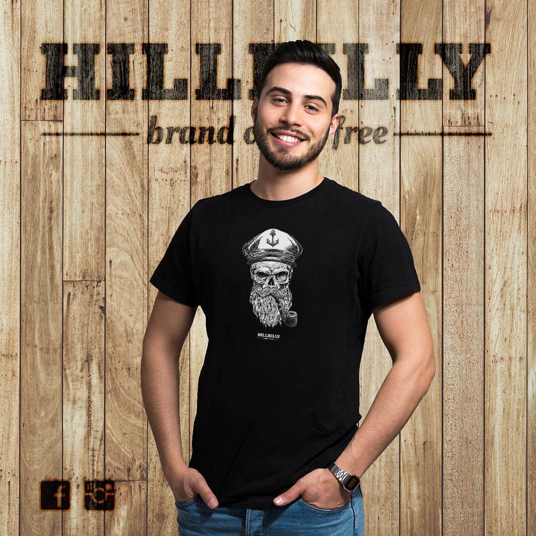 Premium T-Shirt Unisex - Skull Captain