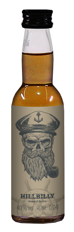 4251562900208-Rum-HILLBILLY-Friesen-Rum-0-04L-Shot-Freisteller-IMG_1733 HILLBILLY Friesen-Rum Double-Shot • 40%vol. • 40ml