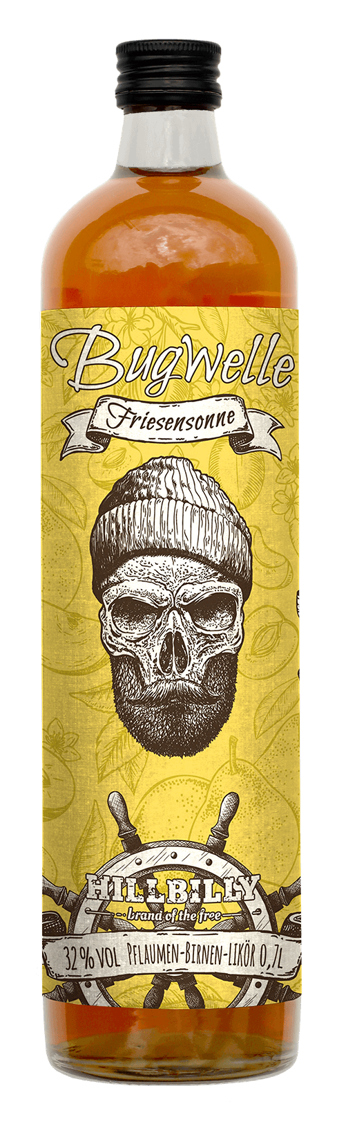 HILLBILLY Bugwelle Friesensonne • 32%vol. • 700ml HILLBILLY Bugwelle Friesensonne • 32%vol. • 700ml