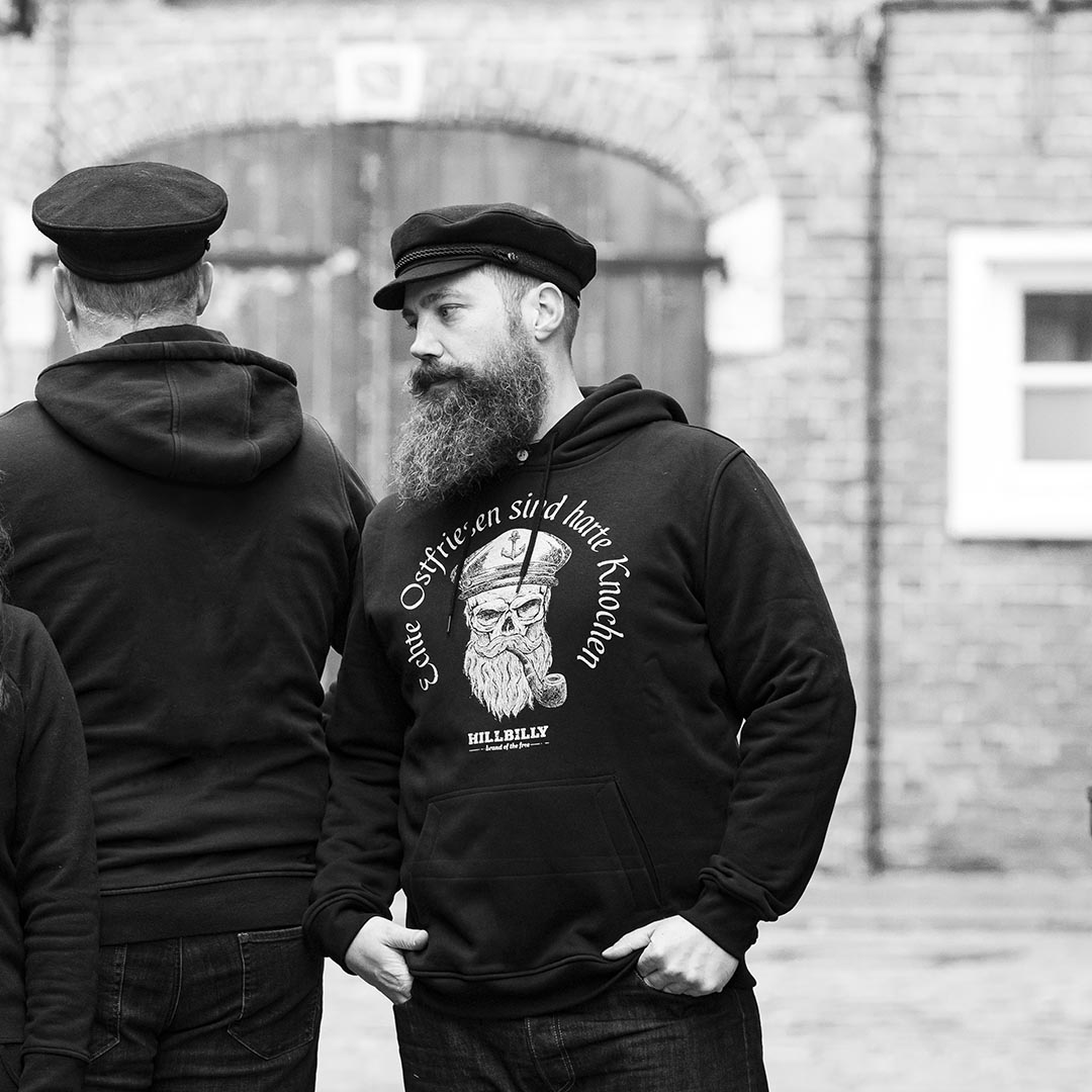 Hoodie Unisex - Echte Ostfriesen sind harte Knochen